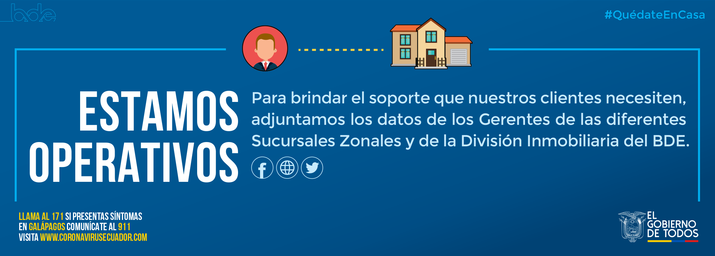 EN MEDIO DE LA EMERGENCIA SANITARIA, EL BANCO DE DESARROLLO DEL ECUADOR SE MANTIENE OPERATIVO