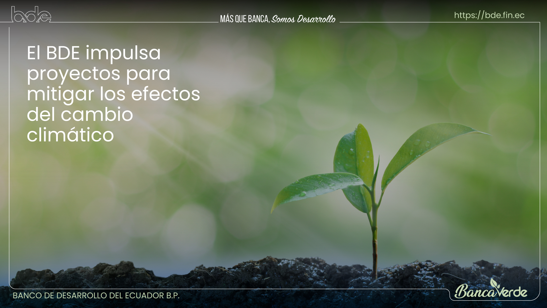 BANCO DE DESARROLLO DEL ECUADOR B.P. PARTICIPÓ EN FORO NACIONAL PARA LA GESTIÓN DEL CAMBIO CLIMÁTICO