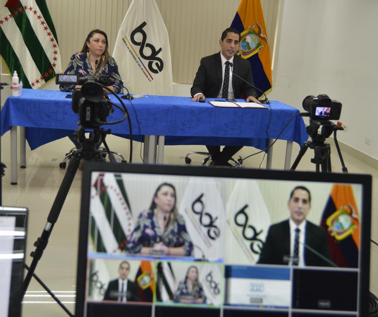 EN EL 2020 EL GOBIERNO NACIONAL FINANCIÓ A TRAVÉS DEL BDE PROYECTOS POR USD 70.1 MILLONES EN MANABÍ Y SANTO DOMINGO