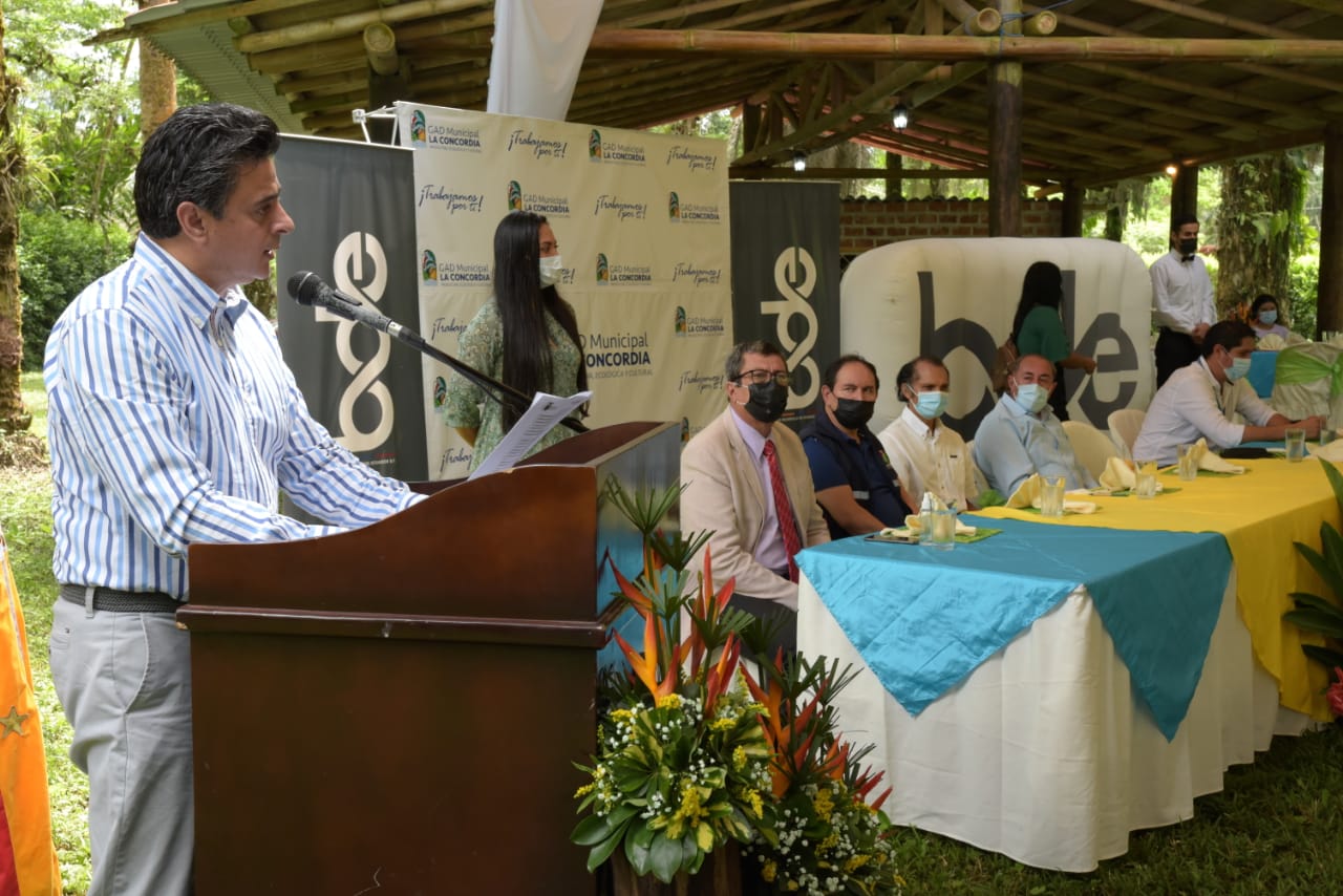 Inauguración de las obras en el Bosque La Perla con financiamiento del BDE