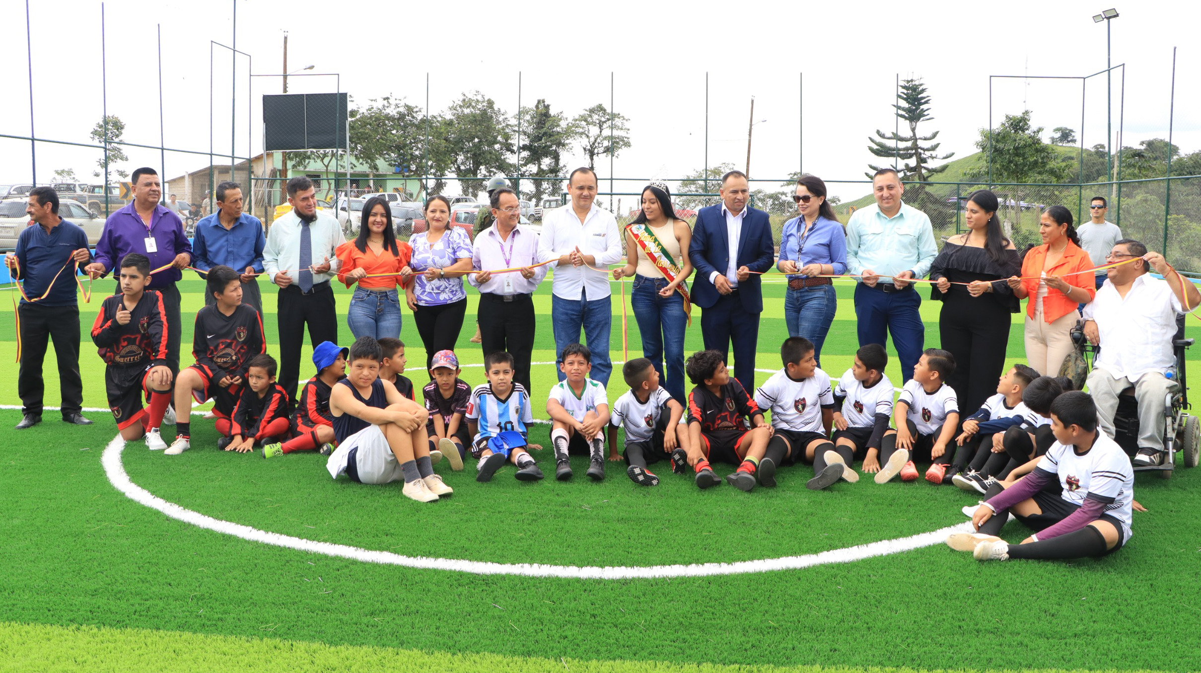  PARROQUIA LA LIBERTAD INAUGURA NUEVA INFRAESTRUCTURA DEPORTIVA FINANCIADA POR EL BDE B.P.
