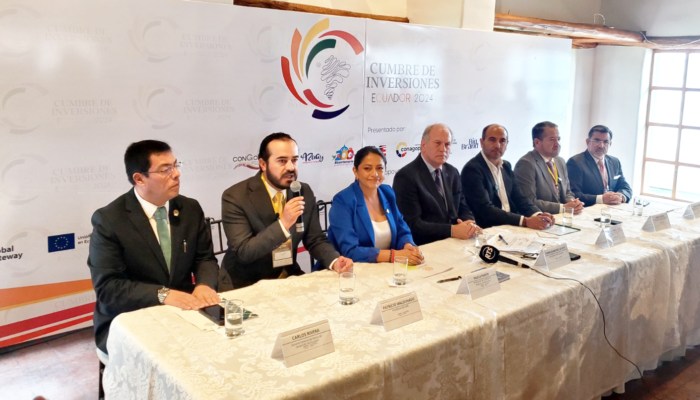 CUMBRE DE INVERSIONES 2024 CONTÓ CON LA PARTICIPACIÓN DEL BANCO DE DESARROLLO DEL ECUADOR B.P.
