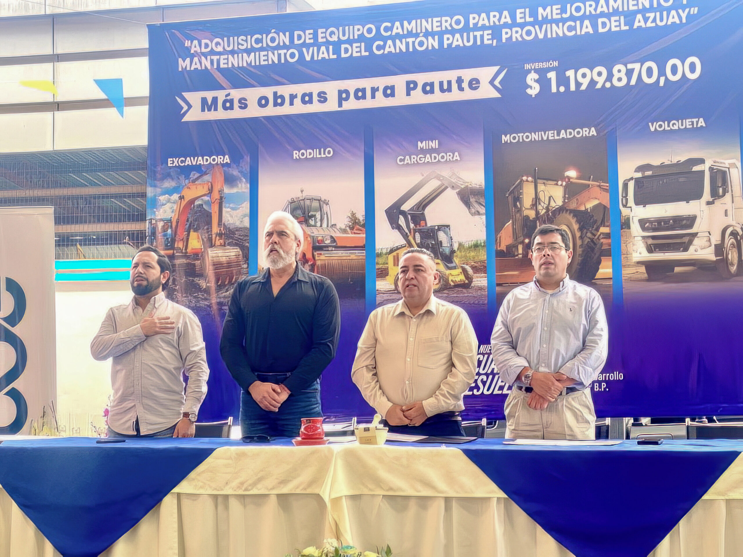 BANCO DE DESARROLLO DEL ECUADOR B.P. FIRMA FINANCIAMIENTO CON MUNICIPIO DE PAUTE