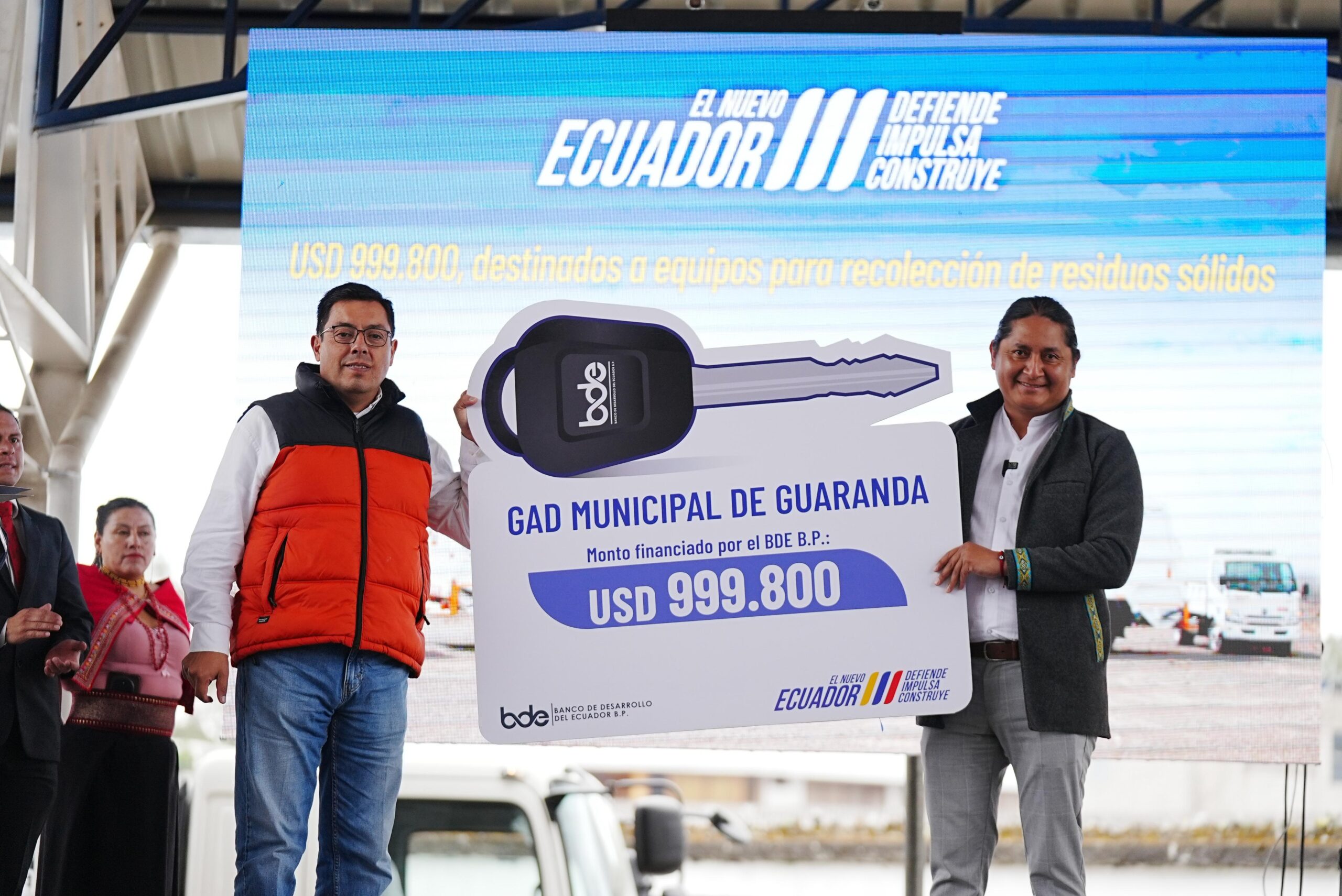 BDE B.P. IMPULSA EL DESARROLLO AMBIENTAL, AGUA POTABLE Y VIALIDAD EN LA PROVINCIA DE BOLÍVAR