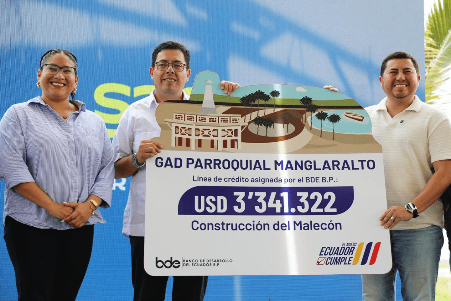 MANGLARALTO AVANZA CON OBRAS QUE IMPULSAN EL DESARROLLO, LA CONECTIVIDAD Y EL BIENESTAR EN SANTA ELENA