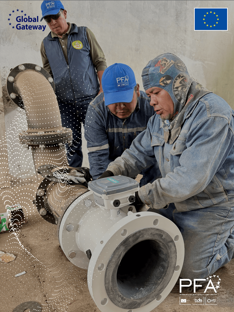 Unión Europea impulsa la modernización de los servicios de agua con la instalación de equipos de macro-medición