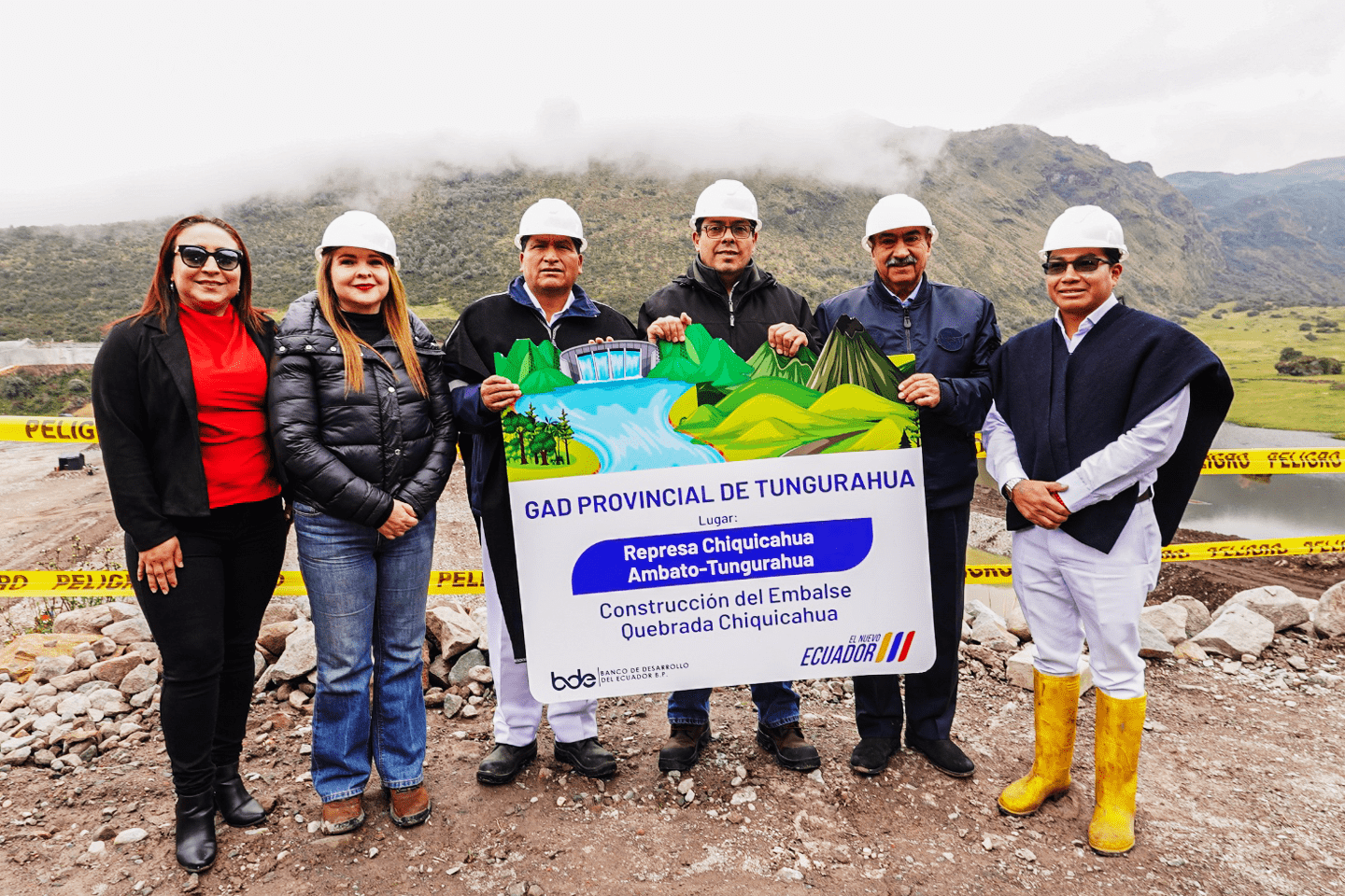 BDE B.P. FINANCIA CON USD 26,6 MILLONES LA CONSTRUCCIÓN DEL EMBALSE QUEBRADA CHIQUICAHUA EN TUNGURAHUA