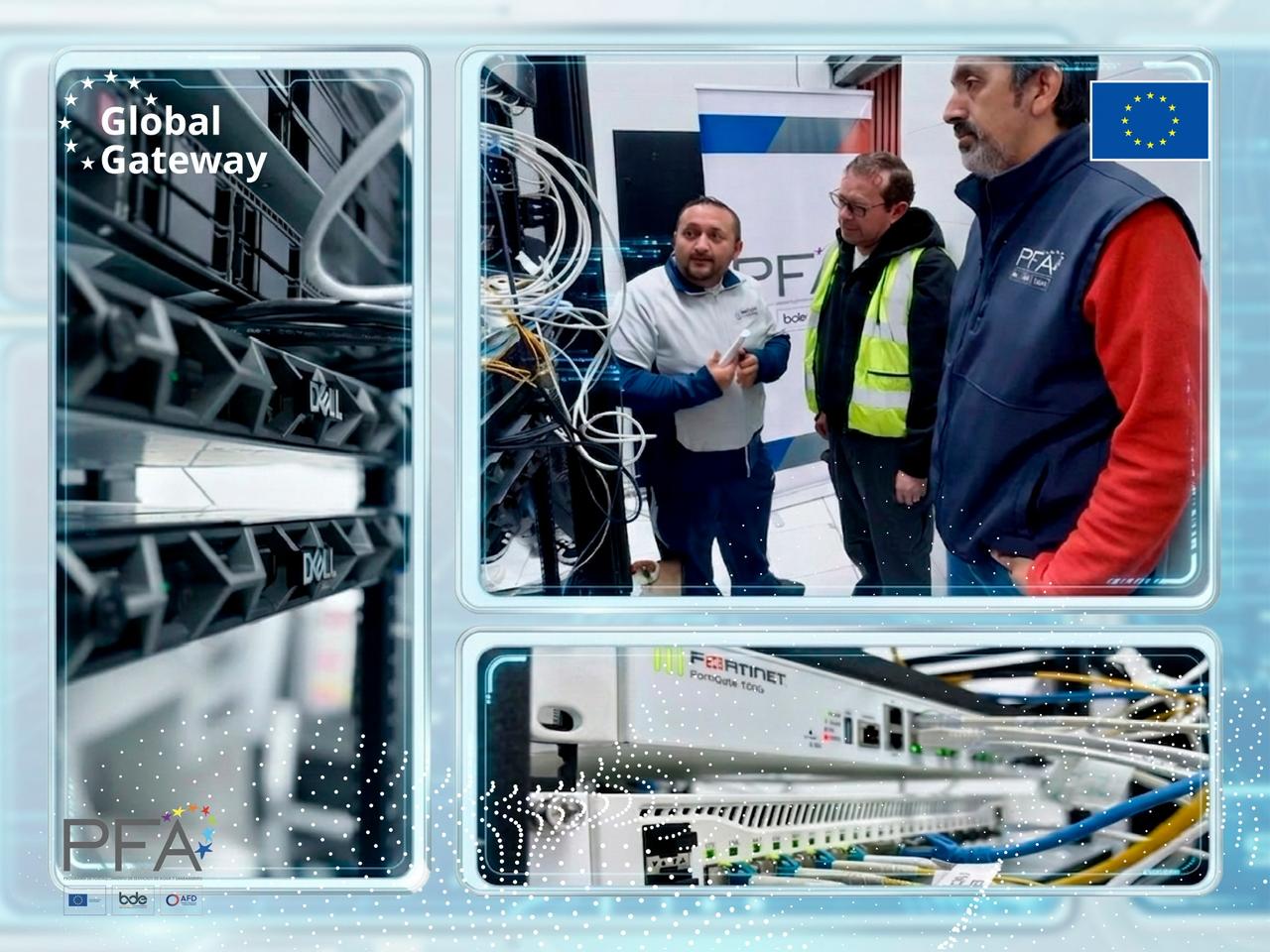 Tecnología, seguridad e innovación transforman la atención al usuario en la EPMAPA-T con apoyo de la Unión Europea