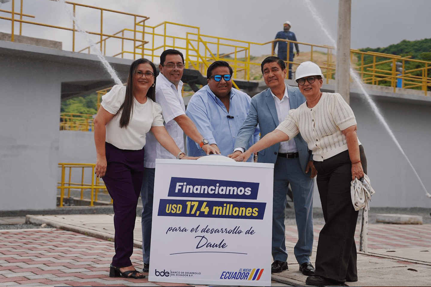 GRACIAS AL BDE B.P., LA PARROQUIA LA AURORA EN DAULE, YA CUENTA CON AGUA POTABLE: UNA OBRA QUE TRANSFORMA VIDAS