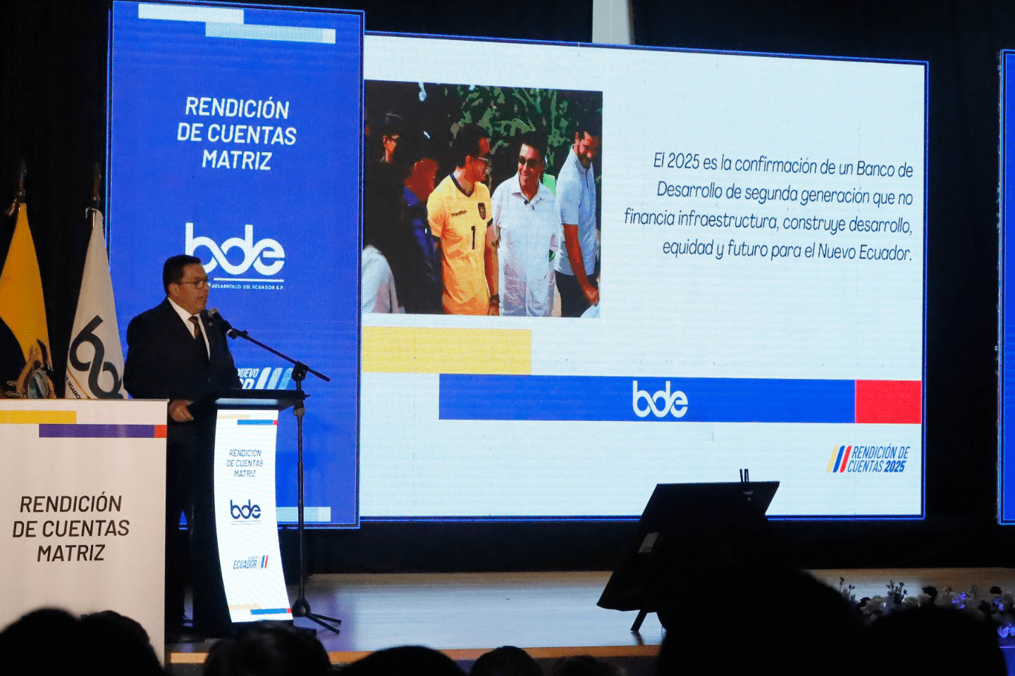 EL BANCO DE DESARROLLO DEL ECUADOR B.P., EN EL 2025, FINANCIÓ OBRAS A NIVEL NACIONAL POR MÁS DE USD 505 MILLONES