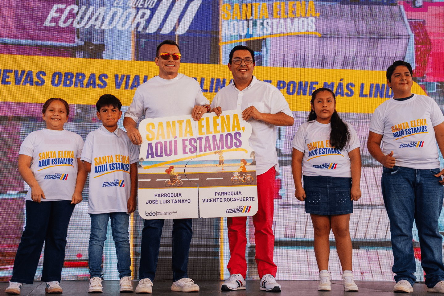 EL BDE B.P. ENTREGA OBRAS VIALES QUE FORTALECEN LA MOVILIDAD Y SEGURIDAD DEL CANTÓN SALINAS