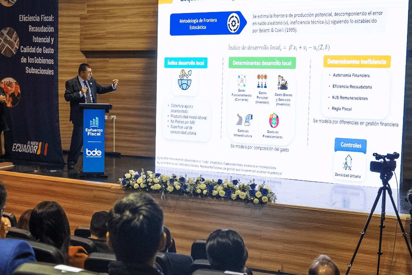 BANCO DE DESARROLLO DEL ECUADOR IMPULSA DEBATE SOBRE EFICIENCIA FISCAL Y CALIDAD DE GASTO DE LOS GADM