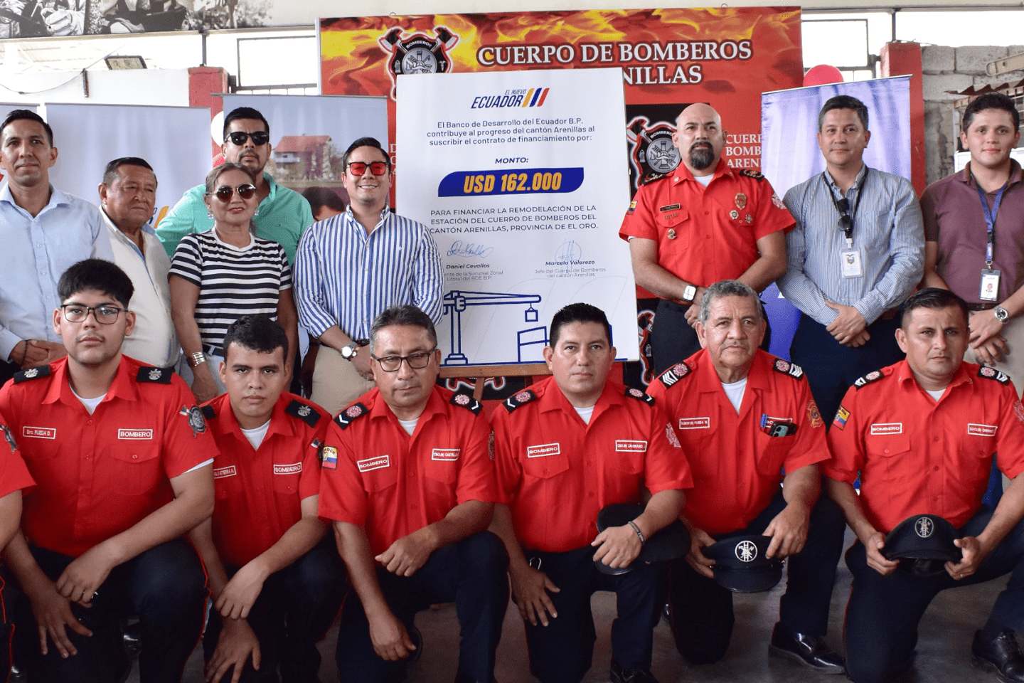 EL BDE B.P. FINANCIA OBRAS DE INFRAESTRUCTURA Y SANEAMIENTO EN ARENILLAS Y EL GUABO