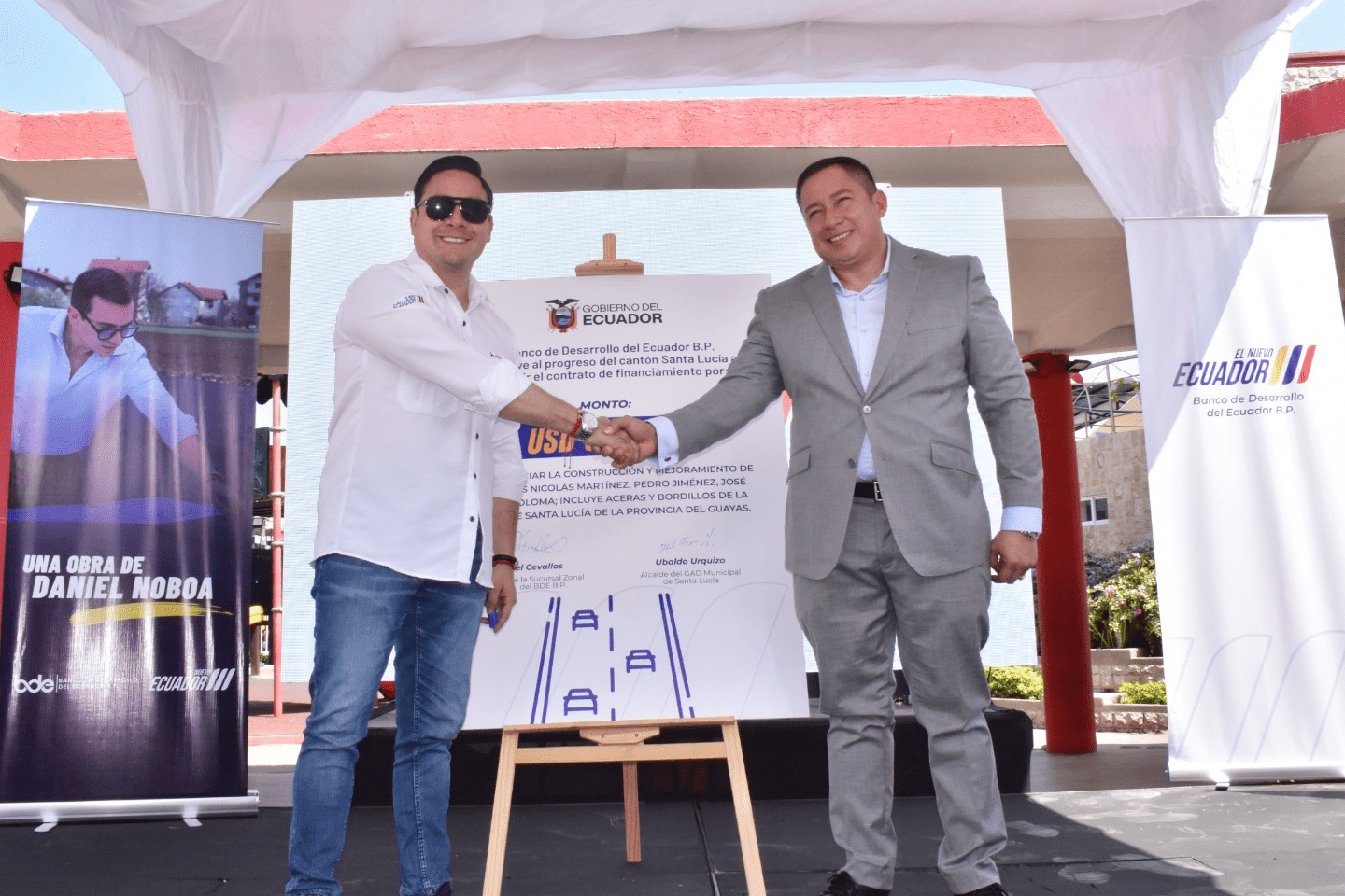 BDE B.P. FINANCIA OBRA VIAL POR MÁS DE USD 965 MIL PARA TRANSFORMAR LA MOVILIDAD EN SANTA LUCÍA