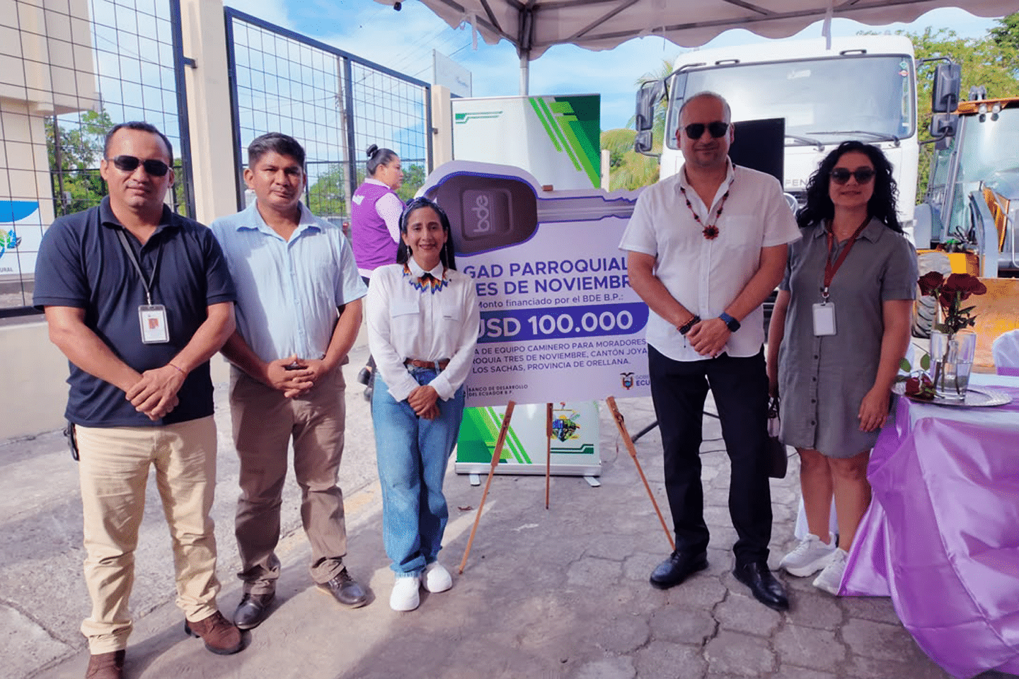 EL BDE B.P. FORTALECE LA VIALIDAD RURAL DE ORELLANA